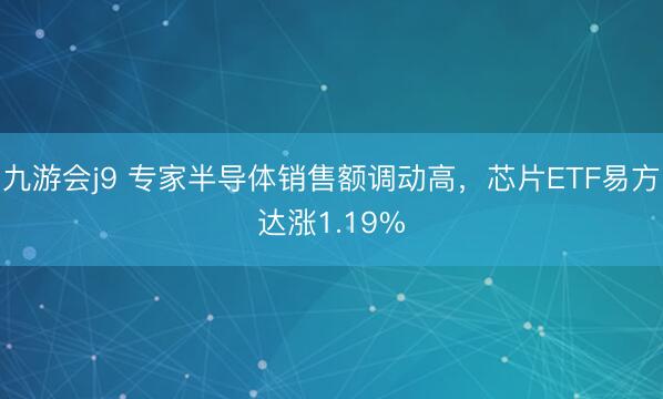 九游会j9 专家半导体销售额调动高，芯片ETF易方达涨1.19%