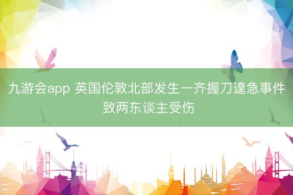 九游会app 英国伦敦北部发生一齐握刀遑急事件 致两东谈主受伤