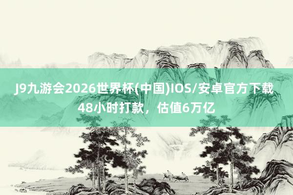J9九游会2026世界杯(中国)IOS/安卓官方下载 48小时打款，估值6万亿