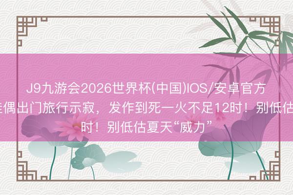 J9九游会2026世界杯(中国)IOS/安卓官方下载 上海佳偶出门旅行示寂，发作到死一火不足12时！别低估夏天“威力”