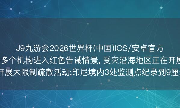 J9九游会2026世界杯(中国)IOS/安卓官方下载 菲律宾7.9级强震后多个机构进入红色告诫情景， 受灾沿海地区正在开展大限制疏散活动;印尼境内3处监测点纪录到9厘米至18厘米高的海啸波