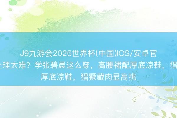 J9九游会2026世界杯(中国)IOS/安卓官方下载 身段处理太难？学张碧晨这么穿，高腰裙配厚底凉鞋，猖獗藏肉显高挑