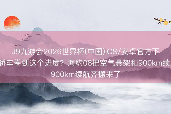 J9九游会2026世界杯(中国)IOS/安卓官方下载 30万级轿车卷到这个进度？海豹08把空气悬架和900km续航齐搬来了